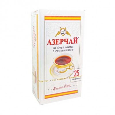 Чай черный Азерчай с бергамотом 25 пакетиков