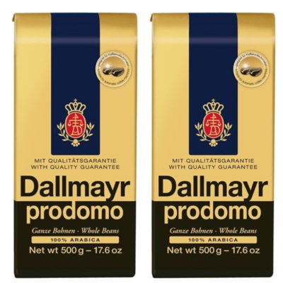 Кофе в зернах Dallmayr Prodomo 500 грамм 2 штуки