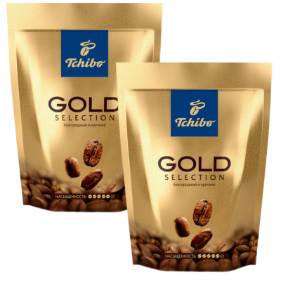 Кофе растворимый Tchibo Gold 285 грамм 2 штуки