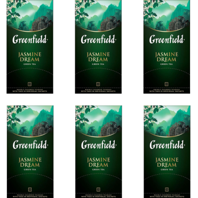 Чай зеленый Greenfield Jasmine Dream 25 пакетиков 6 штук