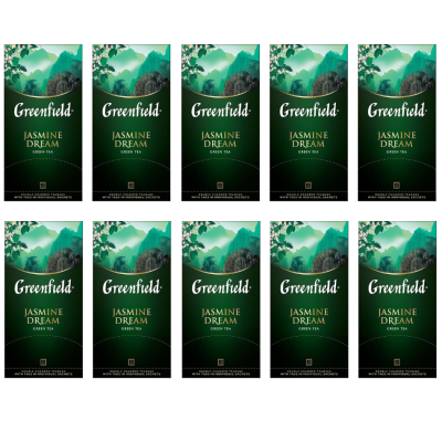 Чай зеленый Greenfield Jasmine Dream 25 пакетиков 10 штук