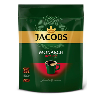 Кофе растворимый Якобс Монарх  Интенс 150 грамм