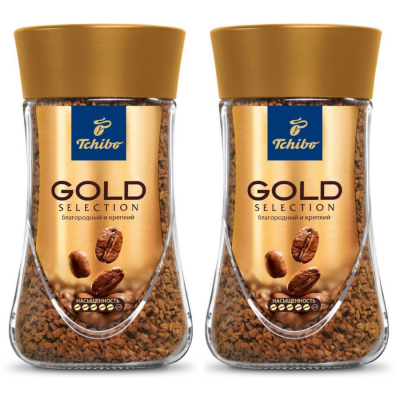 Кофе растворимый Tchibo Gold 95 грамм 2 штуки