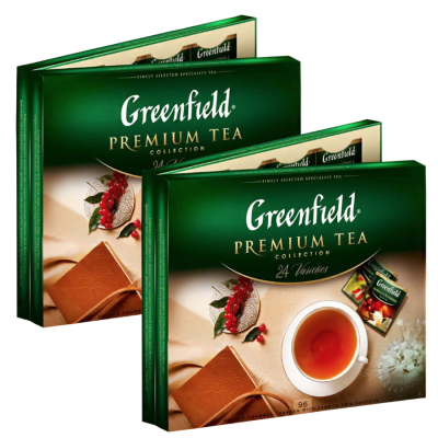 Чай Greenfield Коллекция чая 96 пакетиков 2 штуки