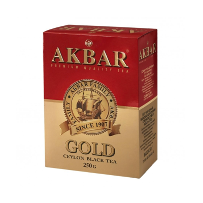 Чай Акбар Голд 250 грамм, средний лист