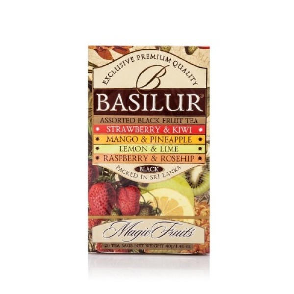 Чай Базилур Ассорти Волшебные фрукты 25 пакетиков