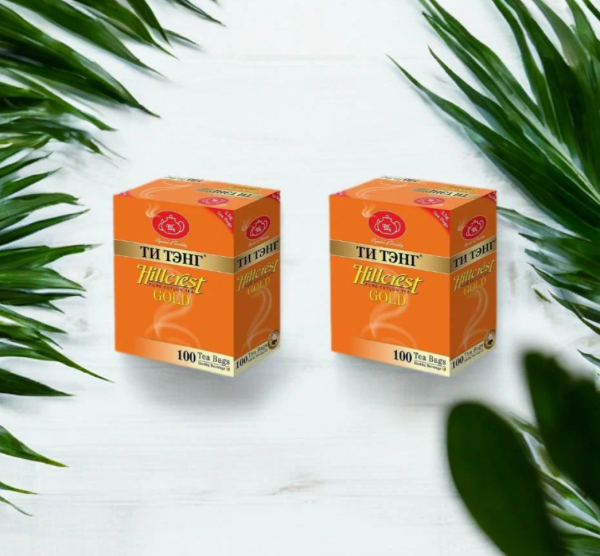 Чай черный Ти Тэнг Голд 100 пакетиков 2 штуки
