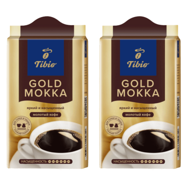 Кофе молотый Tibio Gold Мokka 250 грамм 2 штуки