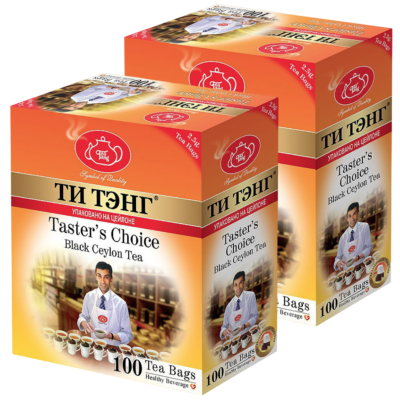 Чай чёрный Ти Тэнг Выбор Дегустатора 100 пакетиков 2 штуки