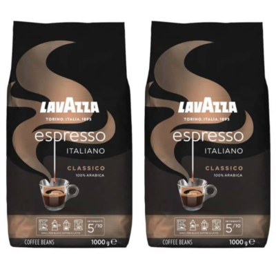 Кофе в зернах Lavazza Espresso 1 кг 2 штуки