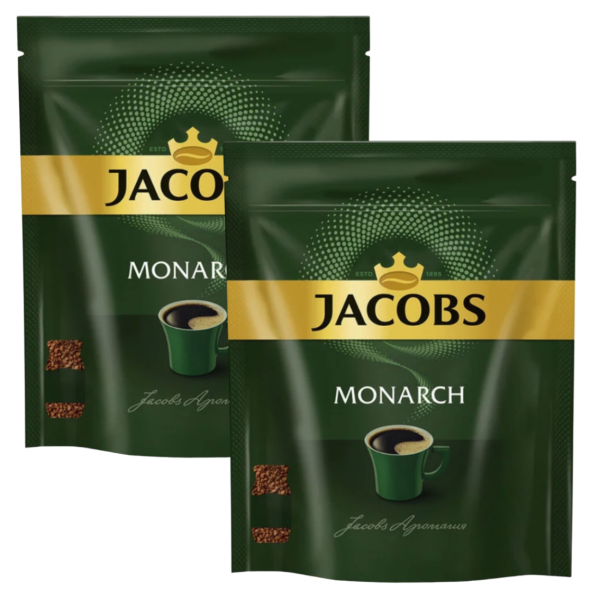 Кофе растворимый Jacobs Monarch 220 грамм 2 штуки