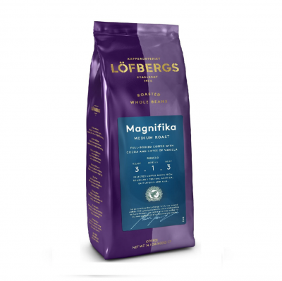 Кофе в зернах Lofbergs Magnifika 400 грамм
