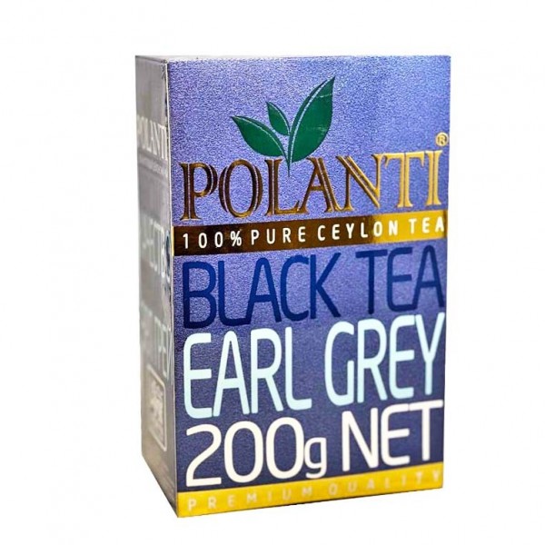 Чай черный листовой Поланти Эрл Грей 200 грамм