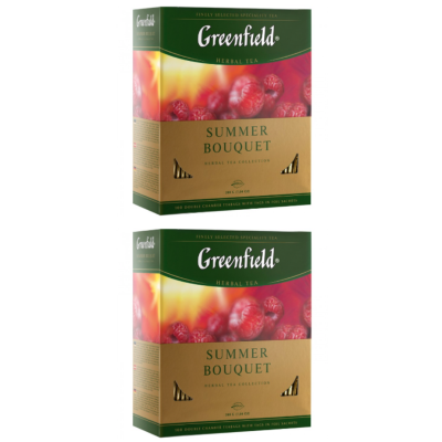 Чай травяной Greenfield Summer Bouquet 100 пакетиков 2 штуки