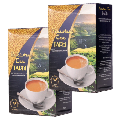 Чай черный гранулированный Пакистан Тары 250 грамм 2 штуки