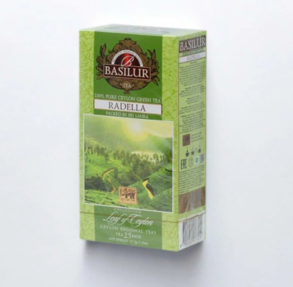 Чай зеленый Базилур Раделла 25 пакетиков