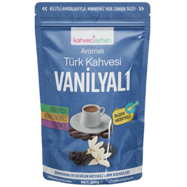 Турецкий кофе Ayhan с ванилью 100 грамм