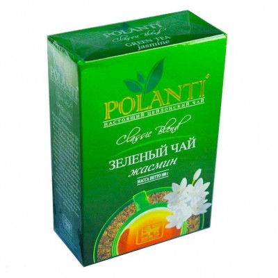 Чай зеленый с жасмином Поланти 100 грамм