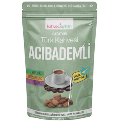 Турецкий кофе Ayhan с миндалем 100 грамм