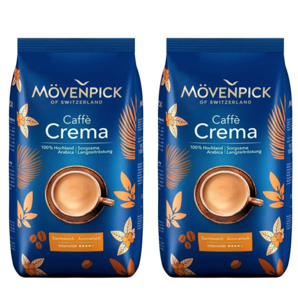 Кофе в зернах Movenpick Caffe Crema 500 грамм 2 штуки