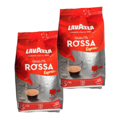 Кофе в зернах Lavazza Qualita Rossa 1 кг 2 штуки