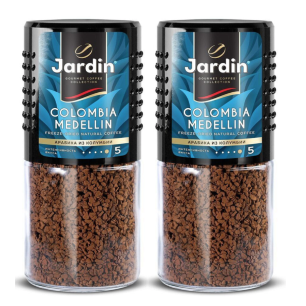 Кофе растворимый Jardin 100 грамм Колумбия Меделлин №5 2 штуки