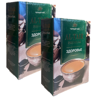 Чай черный гранулированный Ал-Таир Здоровье 200 грамм 2 штуки