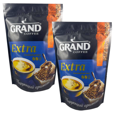 Кофе растворимый Grand Extra 175 грамм 2 упаковки