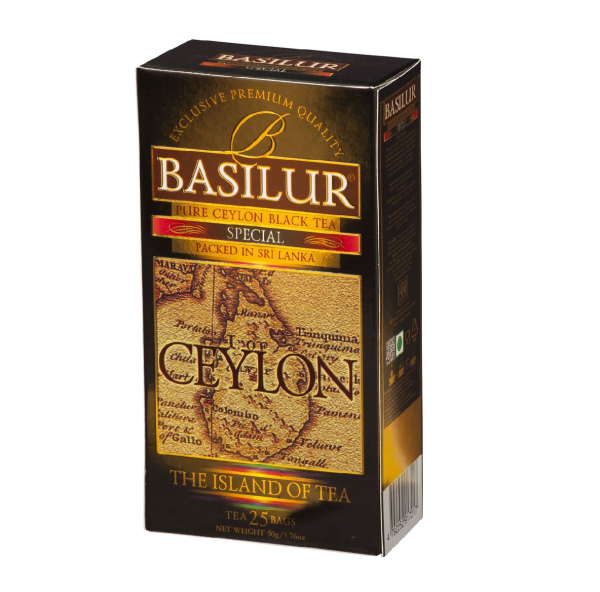 Чай черный Базилур Остров Спэшл 25 пакетов