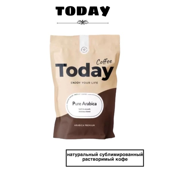 Кофе растворимый Today Pure Arabica 150 грамм