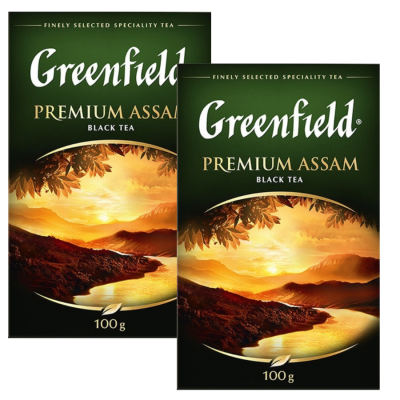 Чай черный Greenfield Premium Assam 100 грамм 2 штуки
