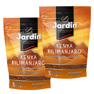 Кофе растворимый Jardin Кения Килиманджаро 150 грамм пакет 2 штуки