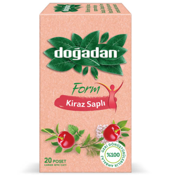 Чай турецкий Dogadan микс трав с черешней 20 пакетиков