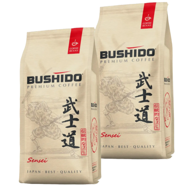 Кофе в зернах Bushido Sensei 227 грамм 2 штуки