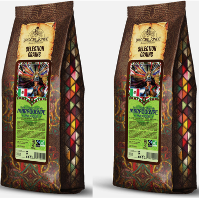 Кофе в зернах Broceliande Maragogype Mexique 950 грамм 2 штуки