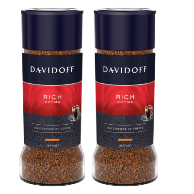 Кофе растворимый Davidoff Rich Aroma 100 грамм 2 штуки