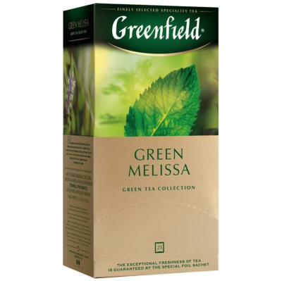 Чай зеленый Greenfield Green Melissa 25 пакетиков