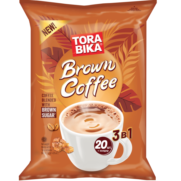 Кофе порционный ТОРА БИКА Браун Кофе 20 стиков