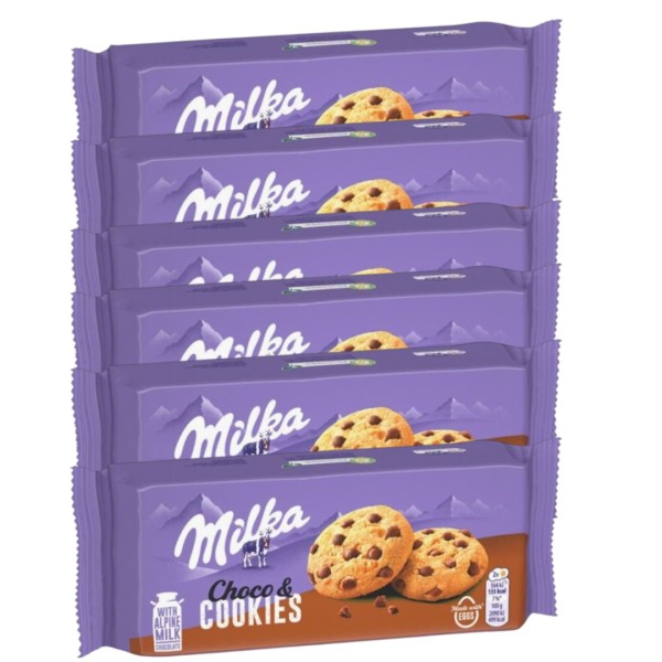 Печенье Милка Чоко с шоколадной крошкой 135 грамм 6 штук