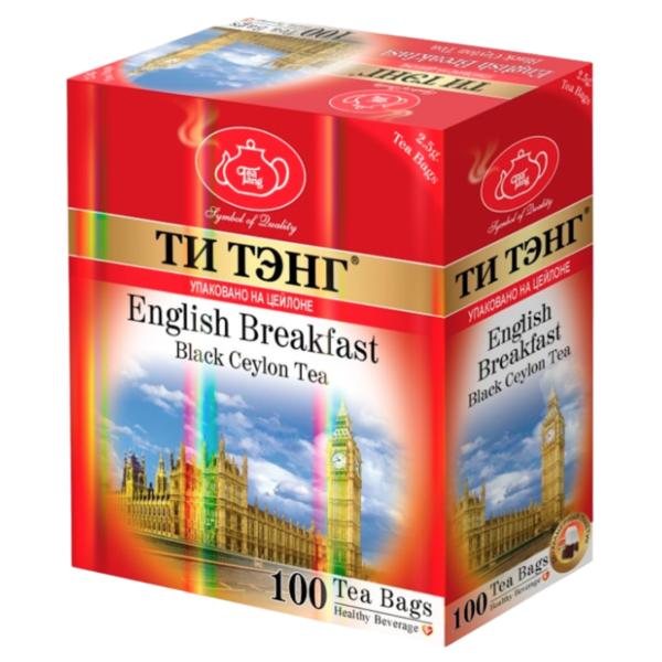 Чай черный Ти Тэнг Английский завтрак 100 пакетиков