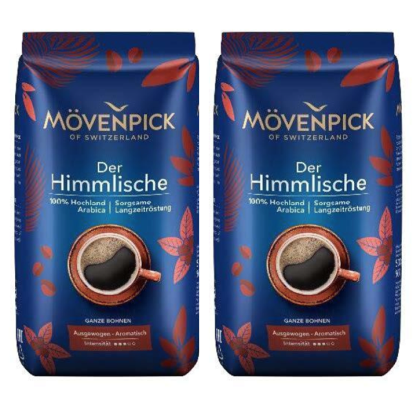 Кофе в зернах Movenpick Der Himmlische 500 грамм 2 штуки