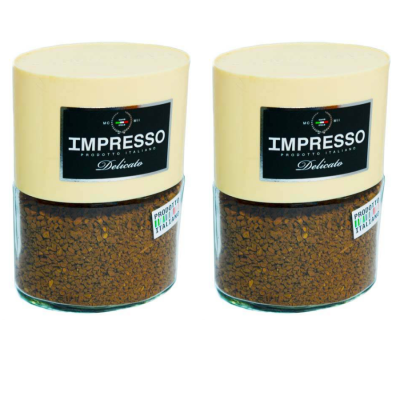 Кофе растворимый Импрессо Деликато 100 грамм 2 упаковки