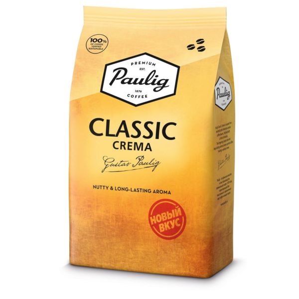 Кофе зерновой Paulig Classic Crema 1 кг