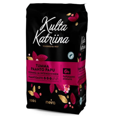 Кофе зерновой KULTA KATRIINA 500 грамм
