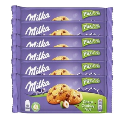 Печенье Милка Чоко с орехом 135 грамм 6 штук