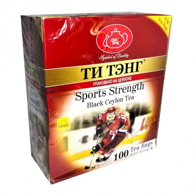 Чай черный Ти Тэнг Для спортсменов 100 пакетиков
