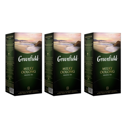 Чай зеленый Greenfield Милки Улун 25 пакетов 3 штуки