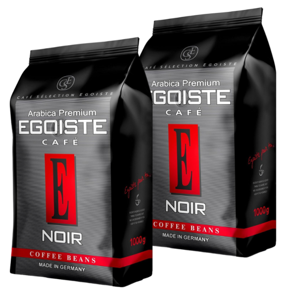Кофе в зернах Egoiste Noir 1 кг 2 штуки