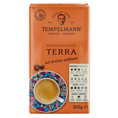 Кофе молотый Tempelmann TERRA 500 грамм