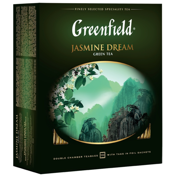 Чай зеленый Greenfield Jasmine Dream 100 пакетиков